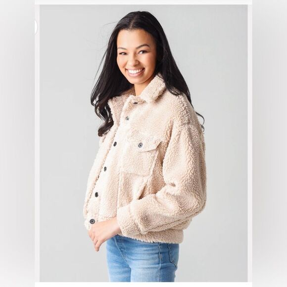 Rails Trucker Sherpa Teddy Jacket - Picture 13 of 16